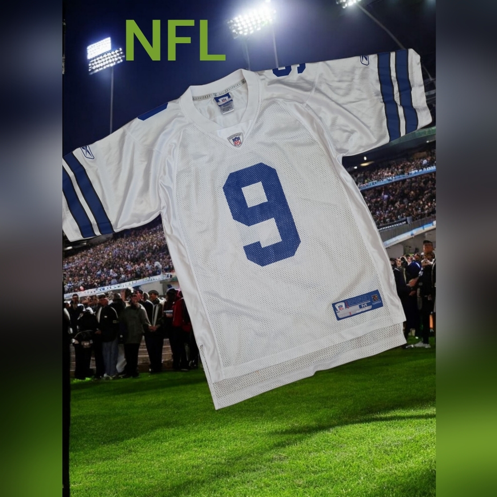 *0451 NFL Dallas Cowboys Romo Vintage Jersey Men Medium